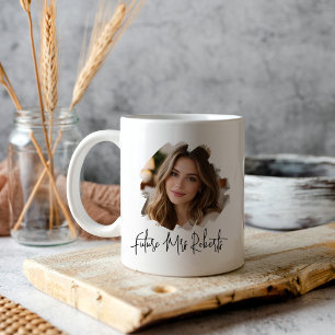 Personalized Future Mrs- Bride to Be Engagement Giant Coffee Mug