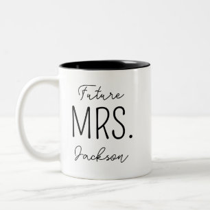 Personalized Future Mrs Mug For Fiancé Coffee Mug 