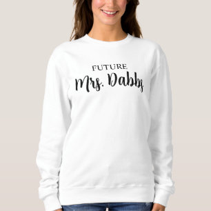 Personalized Future Mrs Sweatshirt, Engagement Gif Sweatshirt
