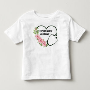 Personalized Future Nurse Name Toddler T-shirt