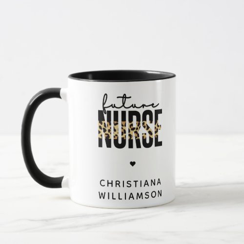 Personalized Future Nurse Student Nurse gifts Mug