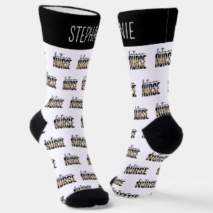 Personalized Future Nurse Student Nurse gifts Socks