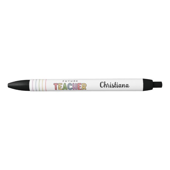 Personalized Future Teacher Colorful Gift Pen (Front)