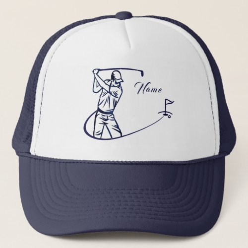 Personalized  Gag Gift for Golfers Trucker Hat
