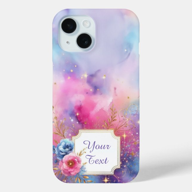 Personalized Galactic Bloom Case-Mate iPhone Case (Back)