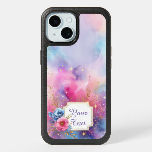 Personalized Galactic Bloom iPhone 15 Case