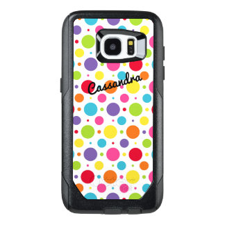 Personalized Galaxy 7 Edge Case | Colorful Dots