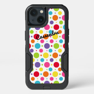 Personalized Galaxy 7 Edge Case | Colorful Dots