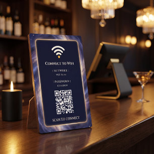 Personalized Galaxy Gold Frame Wifi