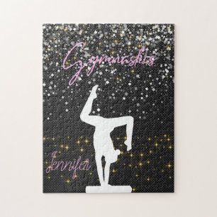 Personalized Galaxy Gymnastics Jigsaw Puzzle