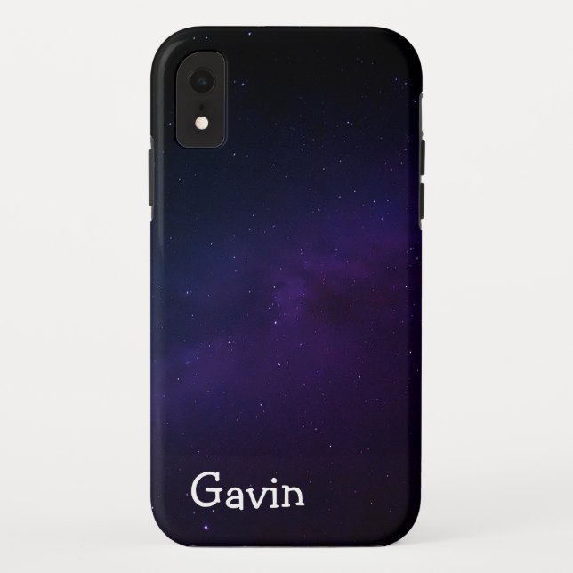 Personalized Galaxy Name Phone Case – Customizable (Back)