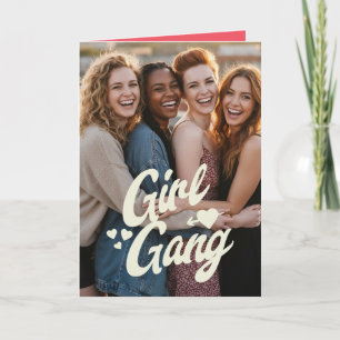 Personalized Galentine’s Day Photo Card