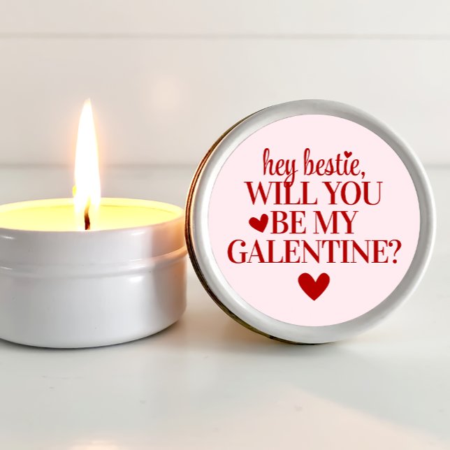 Personalized Galentine's Party Favor Gift for Her Mini Candle Favors (Creator Uploaded)