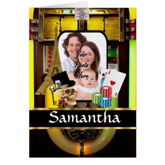 Personalized gambler cards (Front)