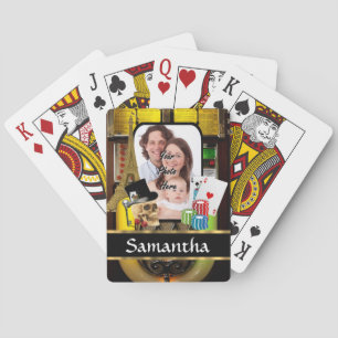 Personalized gambler poker cards