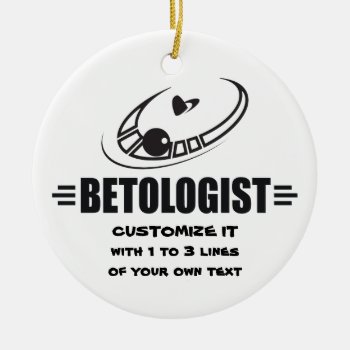 Personalized Gamblers Ceramic Ornament by OlogistShop at Zazzle