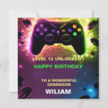 PersonaliZed Gamer Birthday Card<br><div class="desc">Personalised Gamer Birthday Card - Boy Gamer Birthday Card for son - Girl Gamer Birthday Card for daughter - Video games grandson nephew This is very easy to edit. Make it personal, or check my other designs for same occasion. girl gamer birthday, nephew birthday card, boy gamer birthday, son birthday...</div>