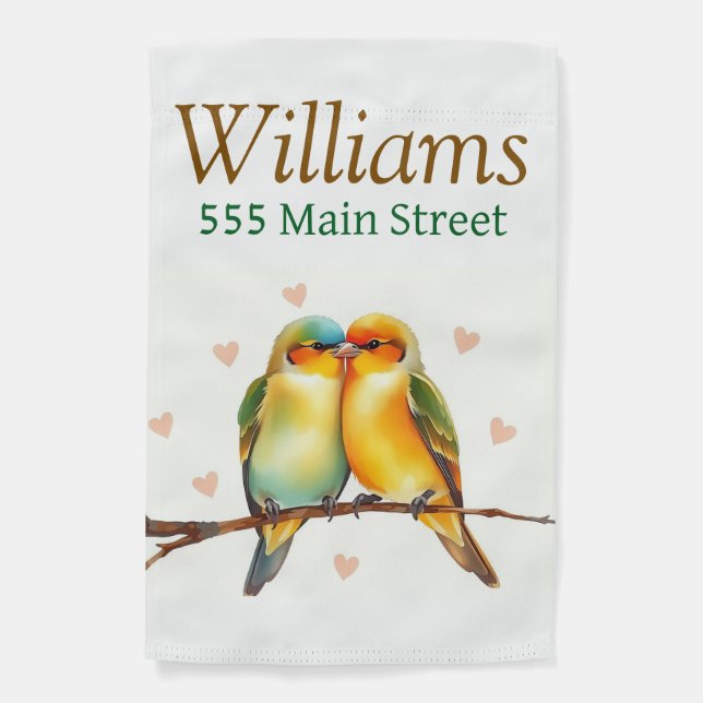 Personalized garden flag welcome (Front)