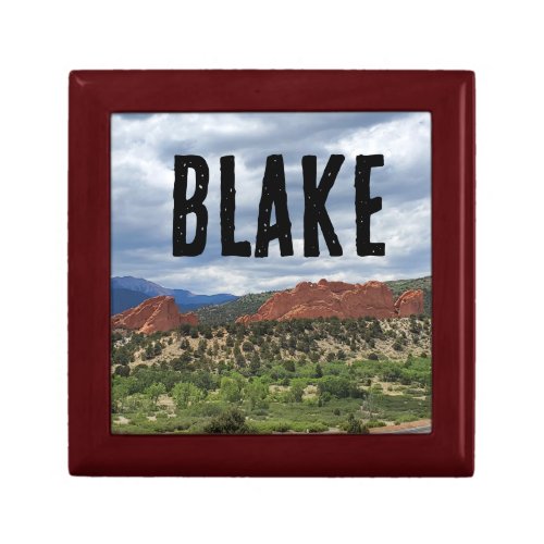 Personalized Garden of the Gods Scenic  Gift Box