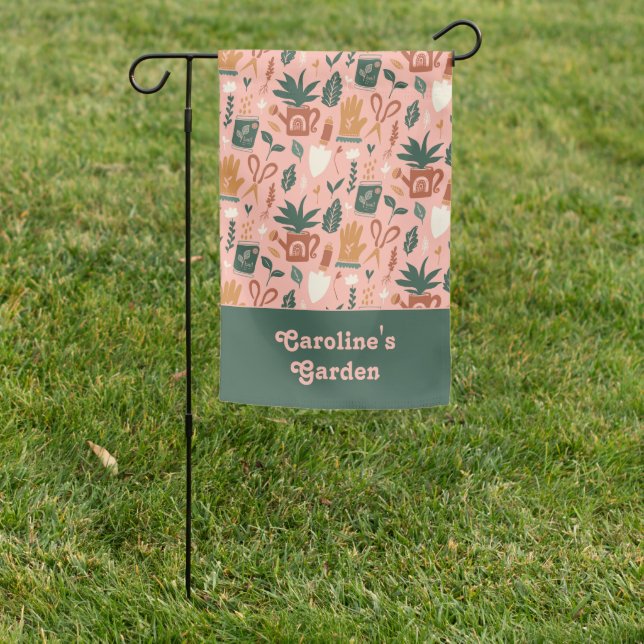 Personalized Gardening Garden Flag (In SItu)