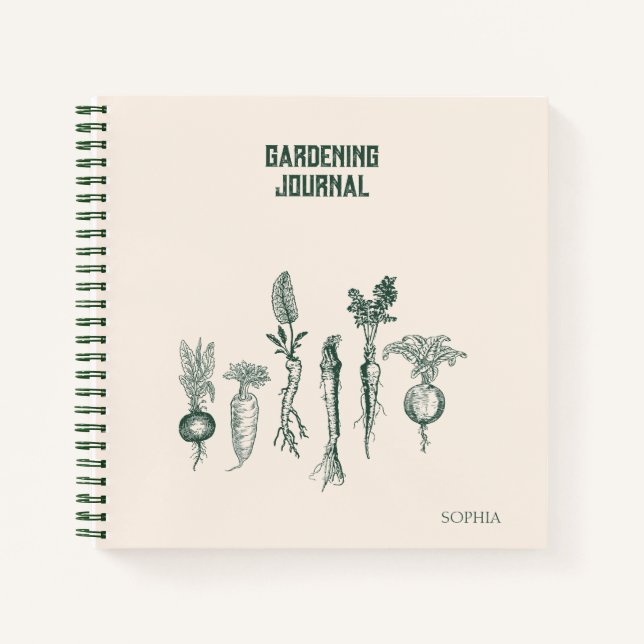 Personalized Gardening Journal (Front)