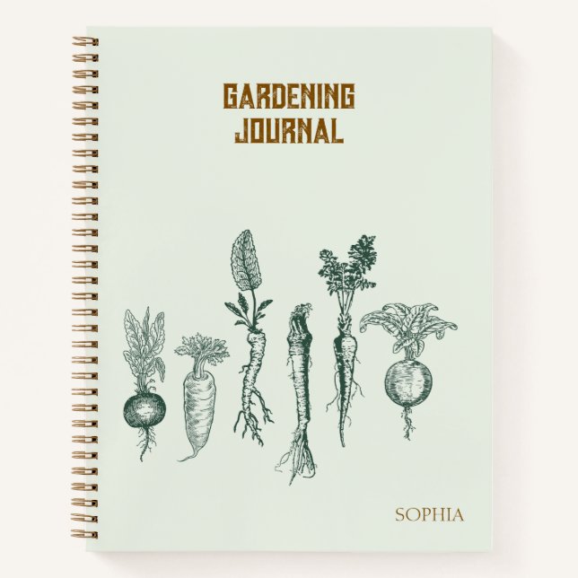 Personalized Gardening Journal (Front)