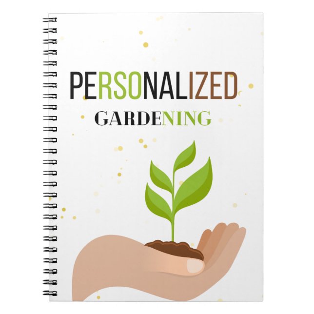 Personalized Gardening Notebook (Front)