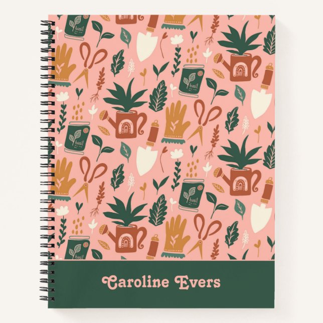 Personalized Gardening Notebook (Front)