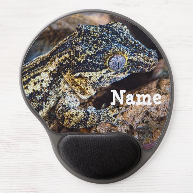 Personalized Gargoyle Gecko Pet Lizard Gel Mouse Pad (Front)