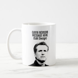 Personalized Gavin Newsom Coffee Mug