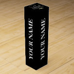Personalized Gay Aged To Perfection Wine Gift Box