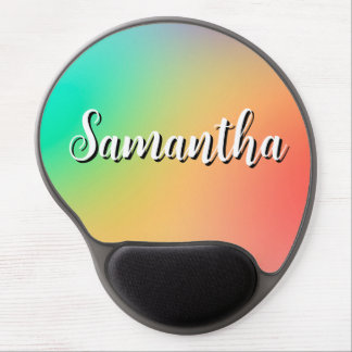 Personalized gel mouse pad
