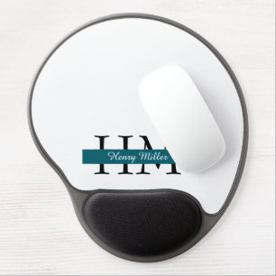 Personalized Gel Mouse Pad with Monogram & Name