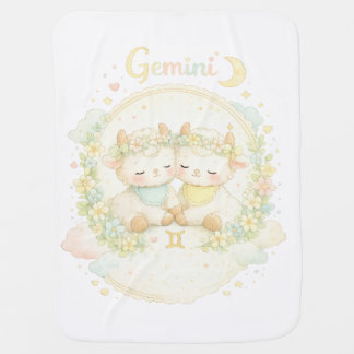 Personalized Gemini Baby Blanket | Custom Zodiac N
