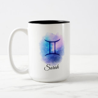 Personalized Gemini Mug Gift for Birthday, Star 