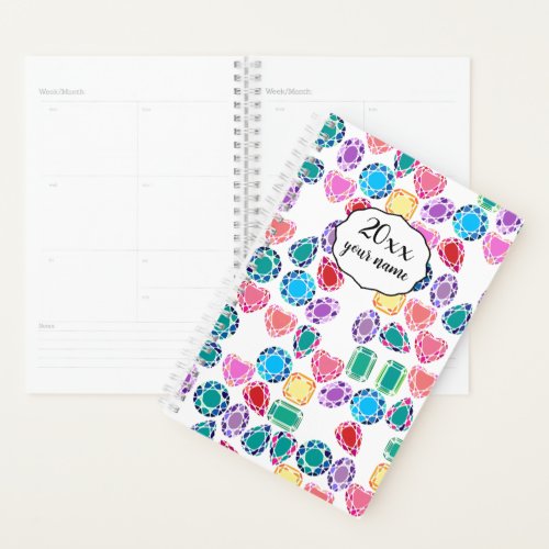 Personalized Gemstones Planner Notebook