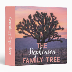 Personalized Genealogy Organizer Family Tree 3 Ring Binder