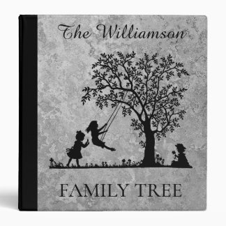 Personalized Genealogy Vintage Family Tree 3 Ring 3 Ring Binder
