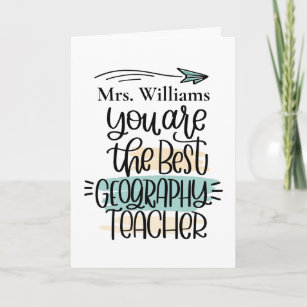 The Geography Teacher's Pen - Funny Teacher Gift, Zazzle