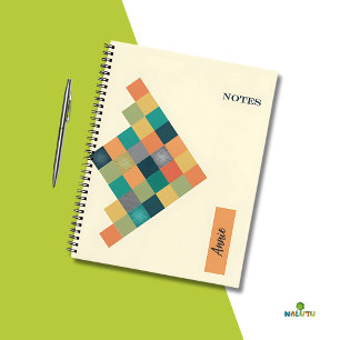 Personalized Geometric Notebook – Back to School