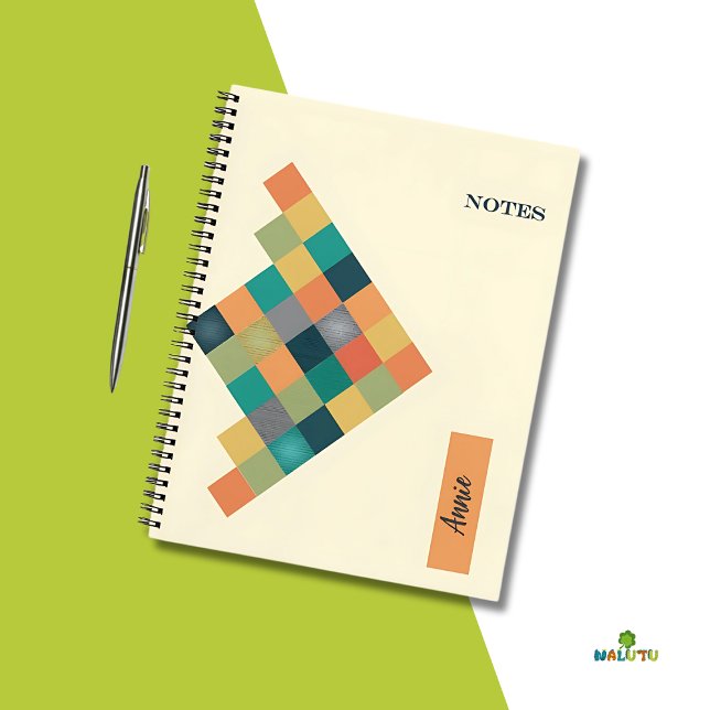 Personalized Geometric Notebook – Back to School (Creator Uploaded)