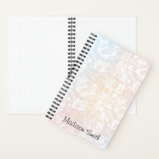 Personalized Geometric Pattern Notebook