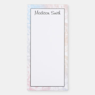 Personalized Geometric Pattern Notepad