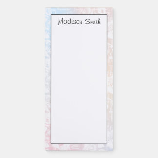 Personalized Geometric Pattern Notepad