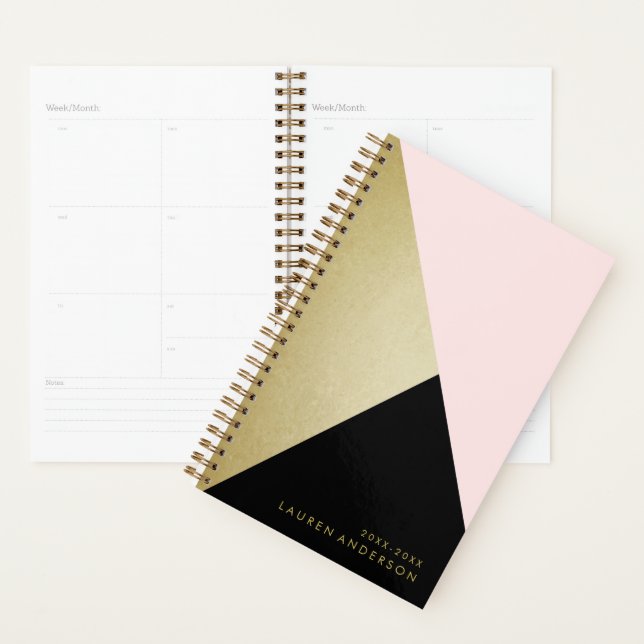 Personalized Geometric Spiral Agenda Planner (Display)