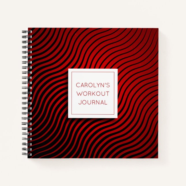 Personalized Geometric Waves Journal (Front)