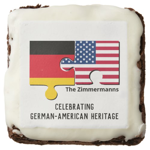 Personalized GERMAN AMERICAN Brownie