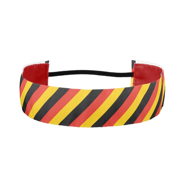 Personalized  German Flag Athletic Headband (Front)