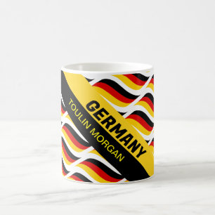 Personalized German Flag Coffee Mug