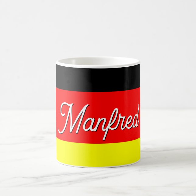 Personalized German Flag Color Morph Mug (Center)